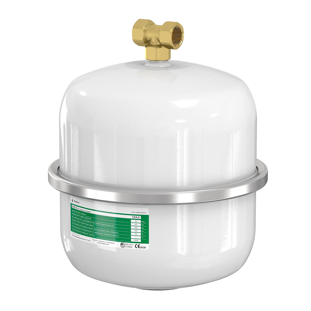 Flamco Airfix D 18L 4/10bar Trinkwasser Membran-Druckausdehnungsgefäss - Hochwertiges Ausdehnungsgef