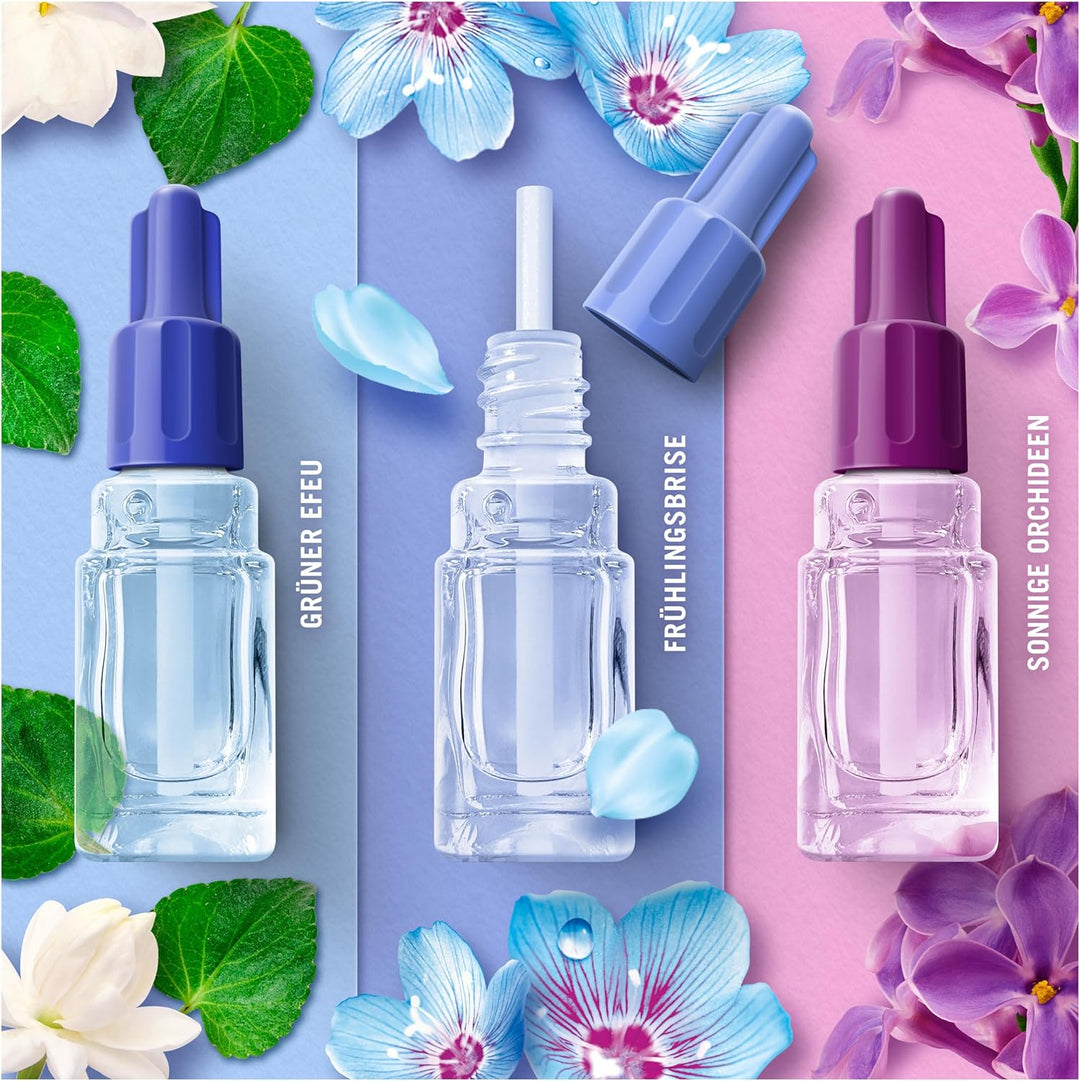 Febreze Programmierbarer Lufterfrischer 3Volution Duftstecker Starter-Kit + Nachfüllflakons 80 ml Ap