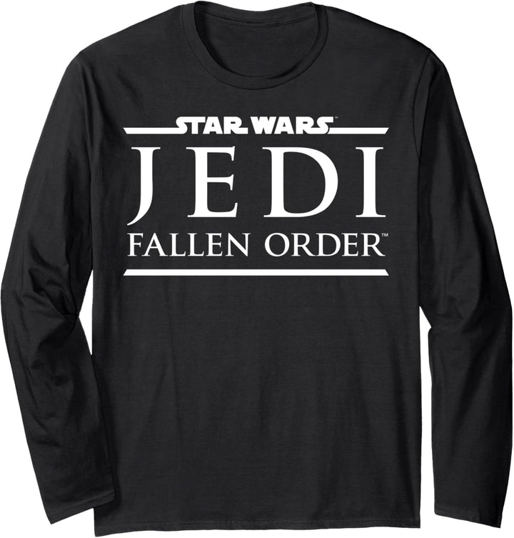 Star Wars Jedi: Fallen Order White Logo Langarmshirt