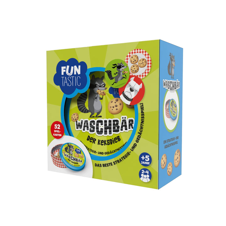IMAGILAND Waschbär Der Keksdieb - Strategie- &amp; Gedächtnisspiel ab 5 Jahren | Kartenspiel für 2–4 Spi
