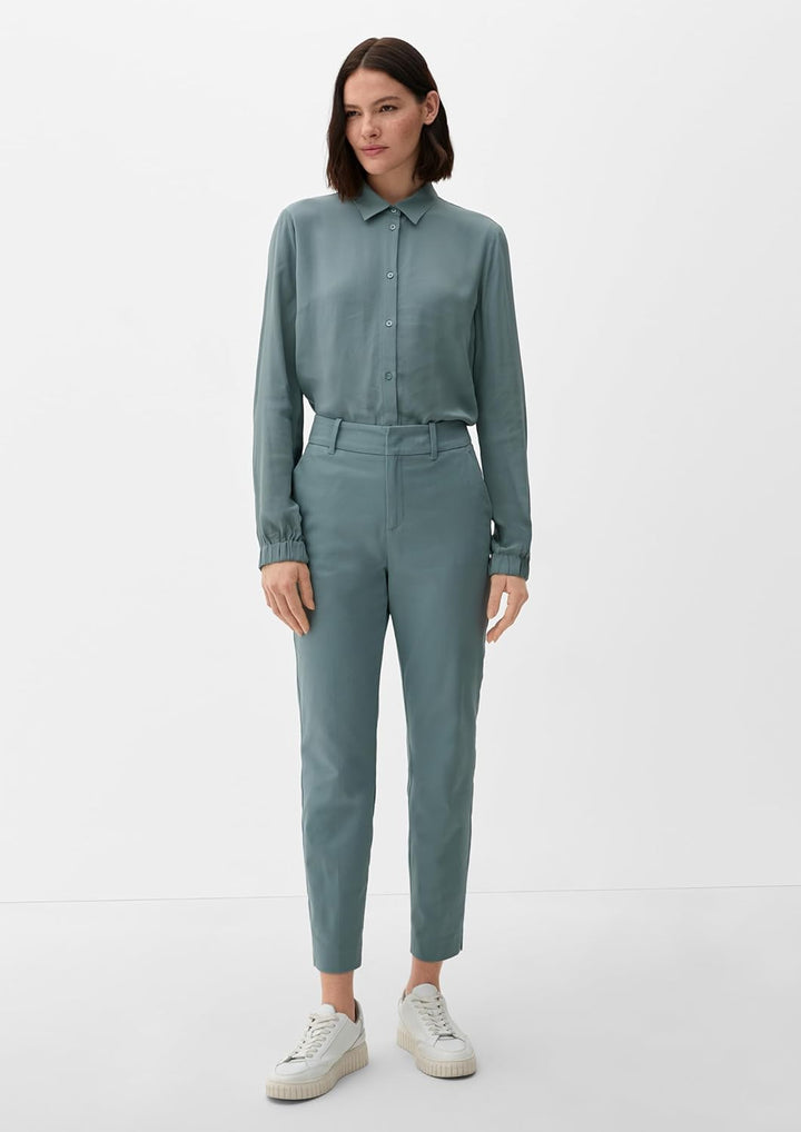s.Oliver Damen Hose 7/8 42 Petrol 6352, 42 Petrol 6352