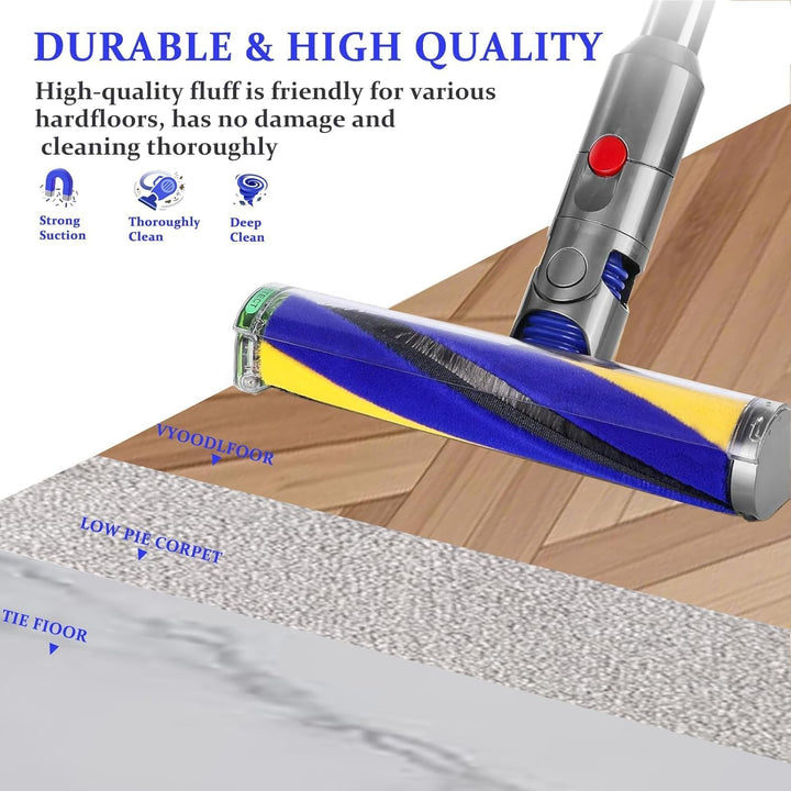 Bürstenwalze für Dyson V15 Detect Slim Absolute Total Clean Extra Staubsauger Rolle Ersatzteile, Sof