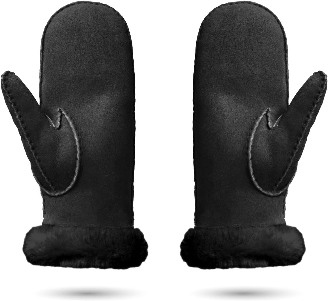 UGG Shearling Embroider Fäustling 2022 Chestnut L-XL Schwarz, L-XL Schwarz