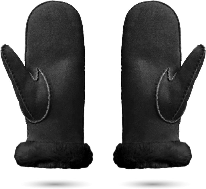 UGG Shearling Embroider Fäustling 2022 Chestnut L-XL Schwarz, L-XL Schwarz