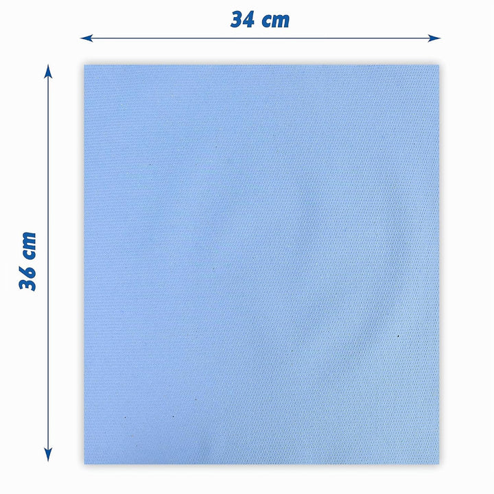 Funny Putzpapierrollen, 3 lagig, blau, circa 36 cm, 1000 Blatt, 1er Pack (1 x 1 Stück)