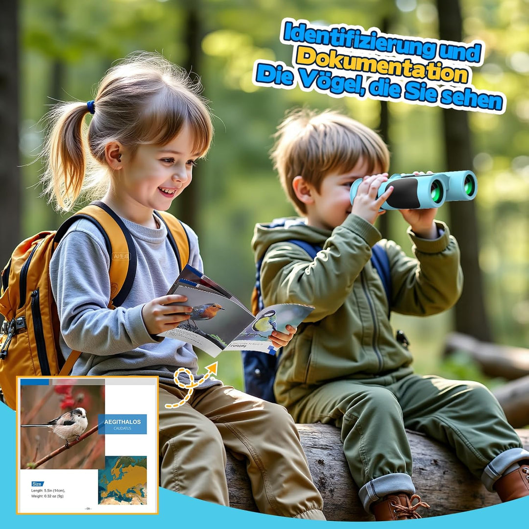 Fernglas für Kinder, Mädchen Geschenke 4-12 Jahre Spielzeug 3-12 Jahre Jungen Geschenk für Jungen Ki