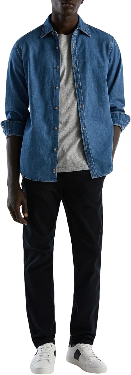 United Colors of Benetton Herren Hose Hose 4dkh55i18 46 Schwarz 100, 46 Schwarz 100