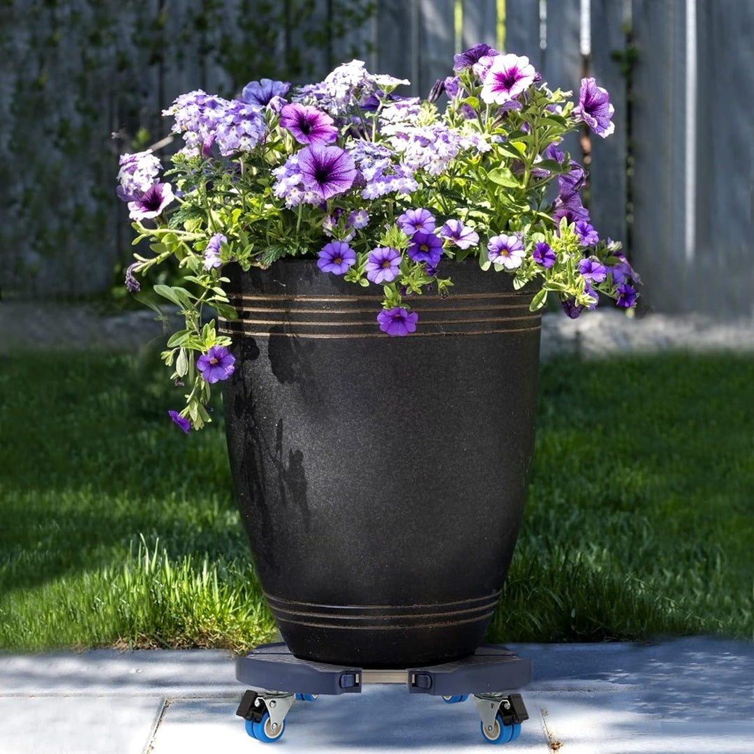W B D WEIBIDA Pflanzenroller mit 360 ° Drehbare Rädern Schwerlast Tragkraft 200 KG, Ø 40-54cm Pflanz