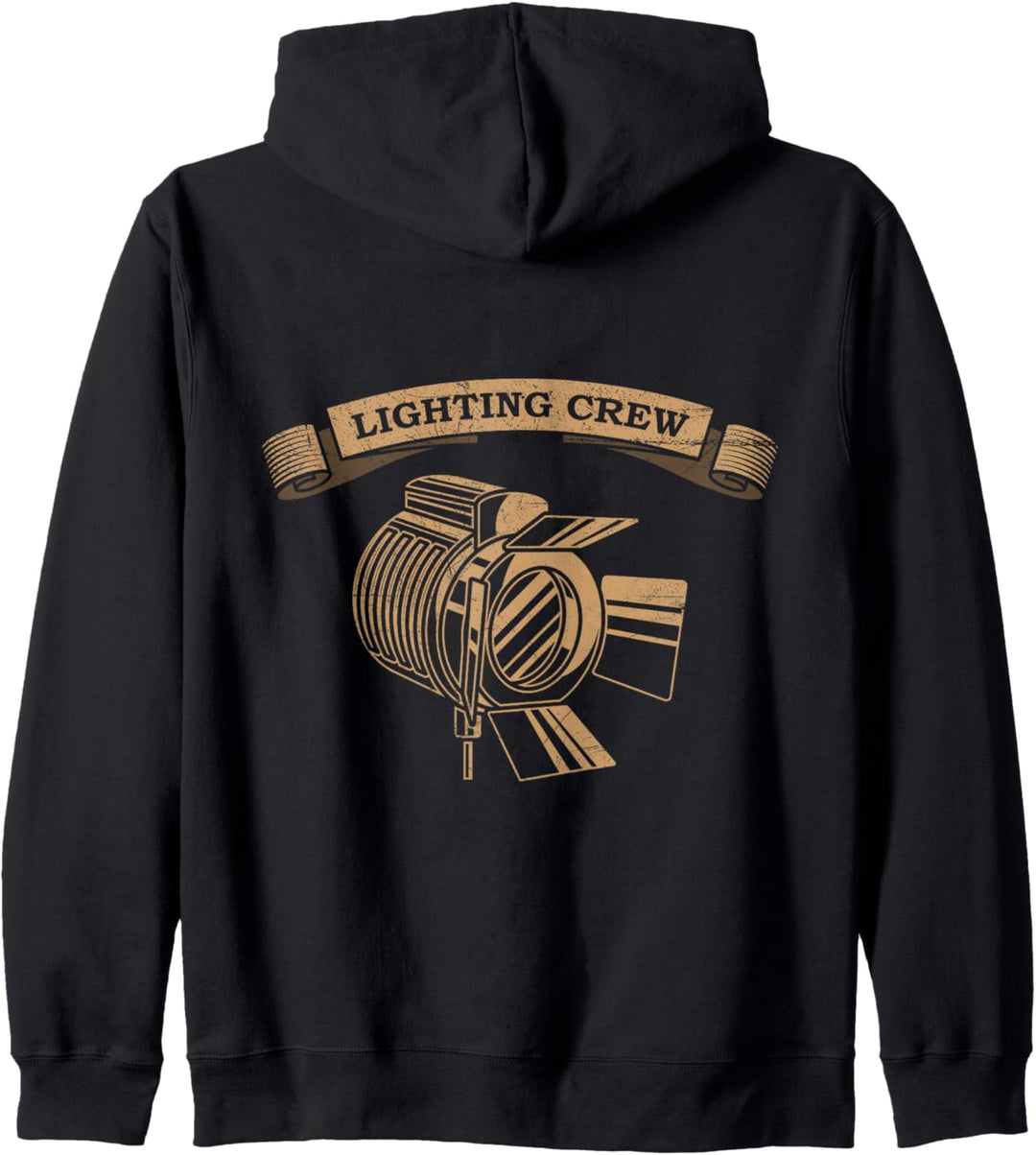 LIGHTING CREW Lichttechniker Veranstaltungstechniker Kapuzenjacke