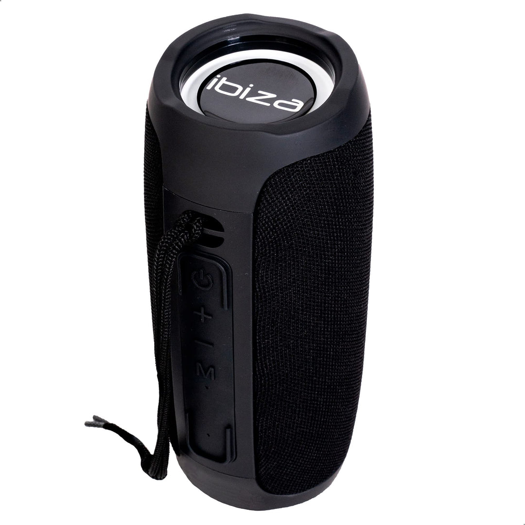 BULLET30 - IBIZA - 30W Tragbare 360° Bluetooth-Lautsprecherbox, batteriebetrieben, mit LED-Leuchtrin
