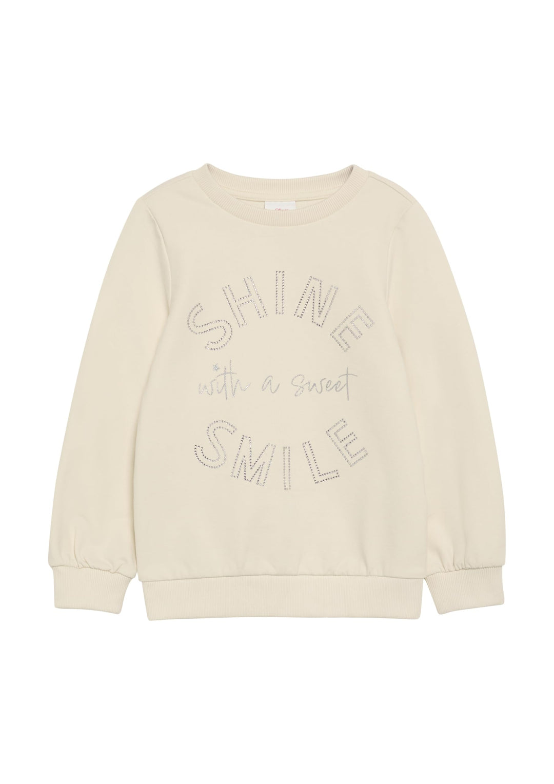 s.Oliver Wärmendes Sweatshirt mit Schmucksteinen 92-98 0805_helles Sand, 92-98 0805_helles Sand