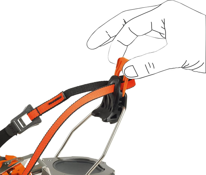 Camp Blade Runner Orange - Innovatives leistungsorientiertes Steigeisen, Grösse EU 37-46 - Farbe Ora