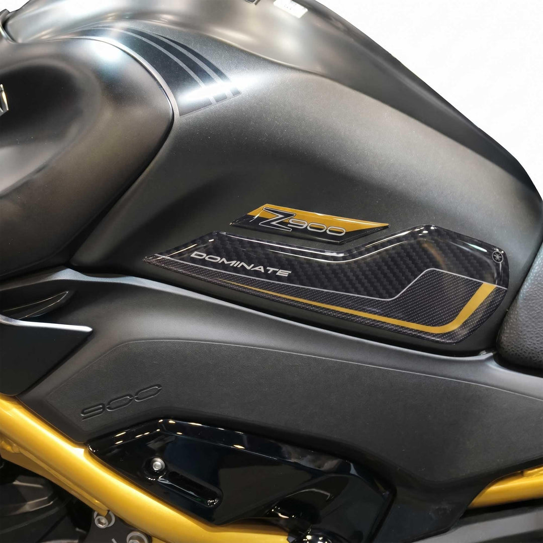 LABELBIKE - 3D Motorrad Aufkleber Seitentank Harzschutz und Dekoration kompatibel mit Kawasaki Z900