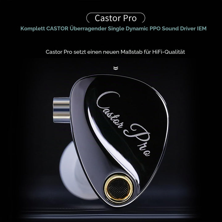 KZ Castor Pro - Einstellbare 5-Ton HiFi In-Ear-Kopfhörer mit verstärkten Bässen, Gaming-Kopfhörer mi