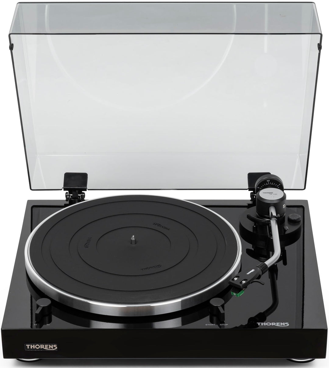 Thorens Plattenspieler TD 204 Hochglanz Schwarz