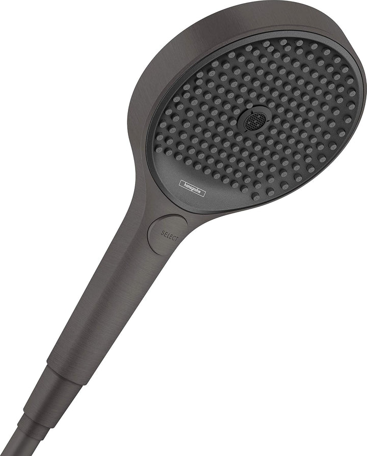 hansgrohe Duschkopf Rainfinity Regendusche (130mm, 3 Strahlarten) Brushed Black Chrome