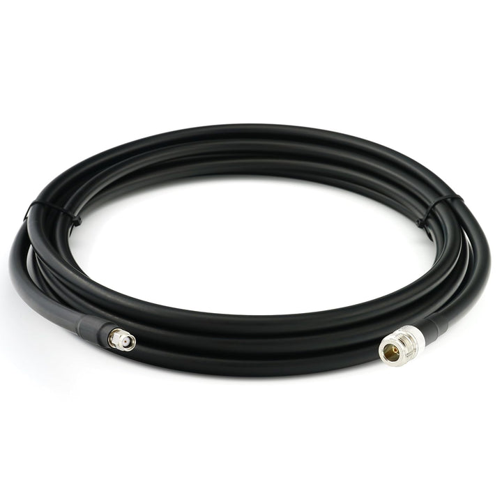 RANGEFUL 10m RP-SMA Stecker auf N Buchse Koaxialkabel – 10 Meter 8D-FB Ultra-Verlustarmes Ø11.1mm (5