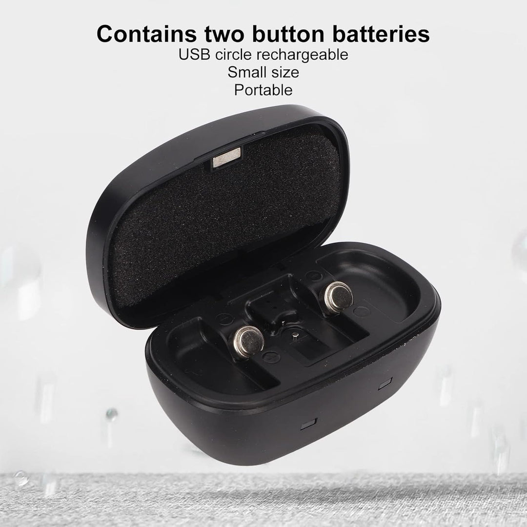 Ladebox Für Wiederaufladbare USB-Hörgerätebatterien. 312 Knopfbatterien Mit 155 MAh Kapazität Für Be