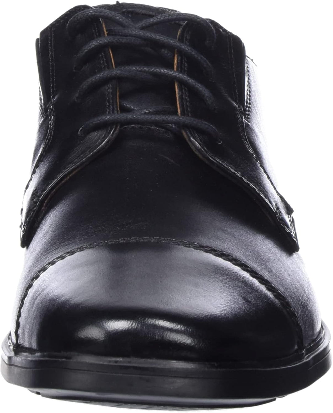 Clarks Herren Clarkslite Cap Oxford, Black Leather