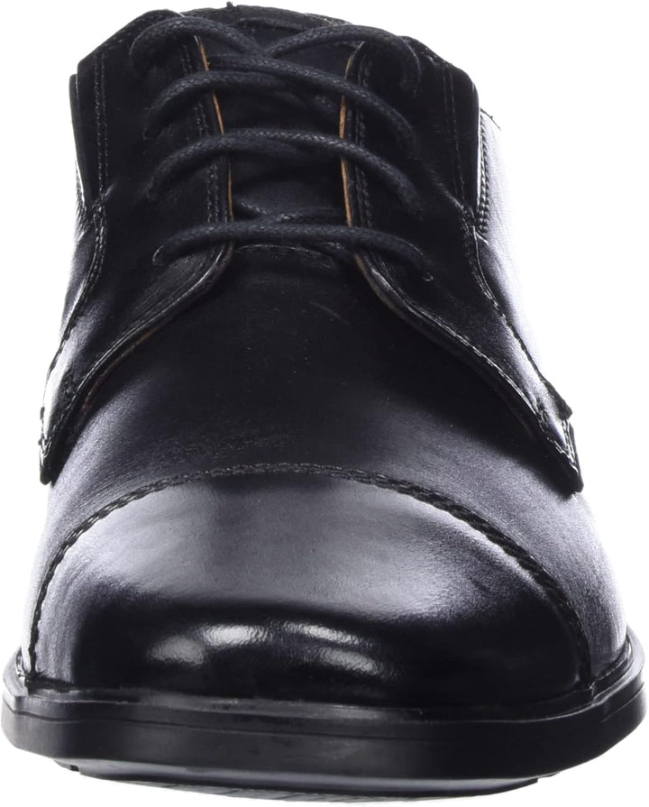 Clarks Herren Clarkslite Cap Oxford 45 EU Black Leather, 45 EU Black Leather