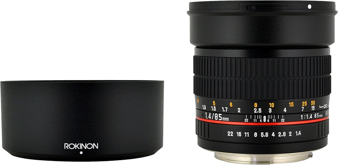 Rokinon 85M-FX 85mm F1.4 Ultra Wide Fixed Lens for Fujifilm X-Mount Cameras, Fujifilm X-Mount