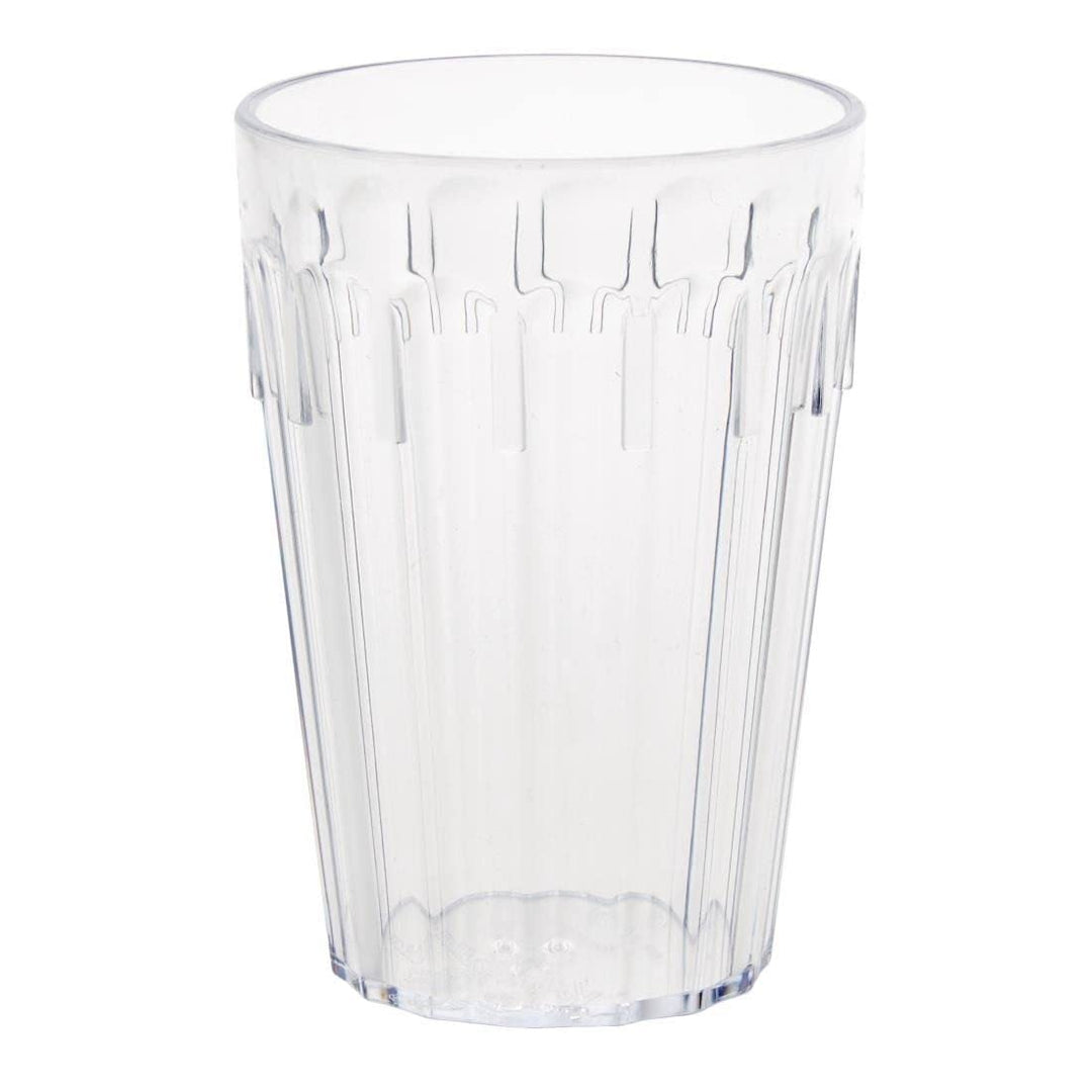 Olympia Kristallon Plastikbecher 254ml (12Stk) – Stapelbar K577