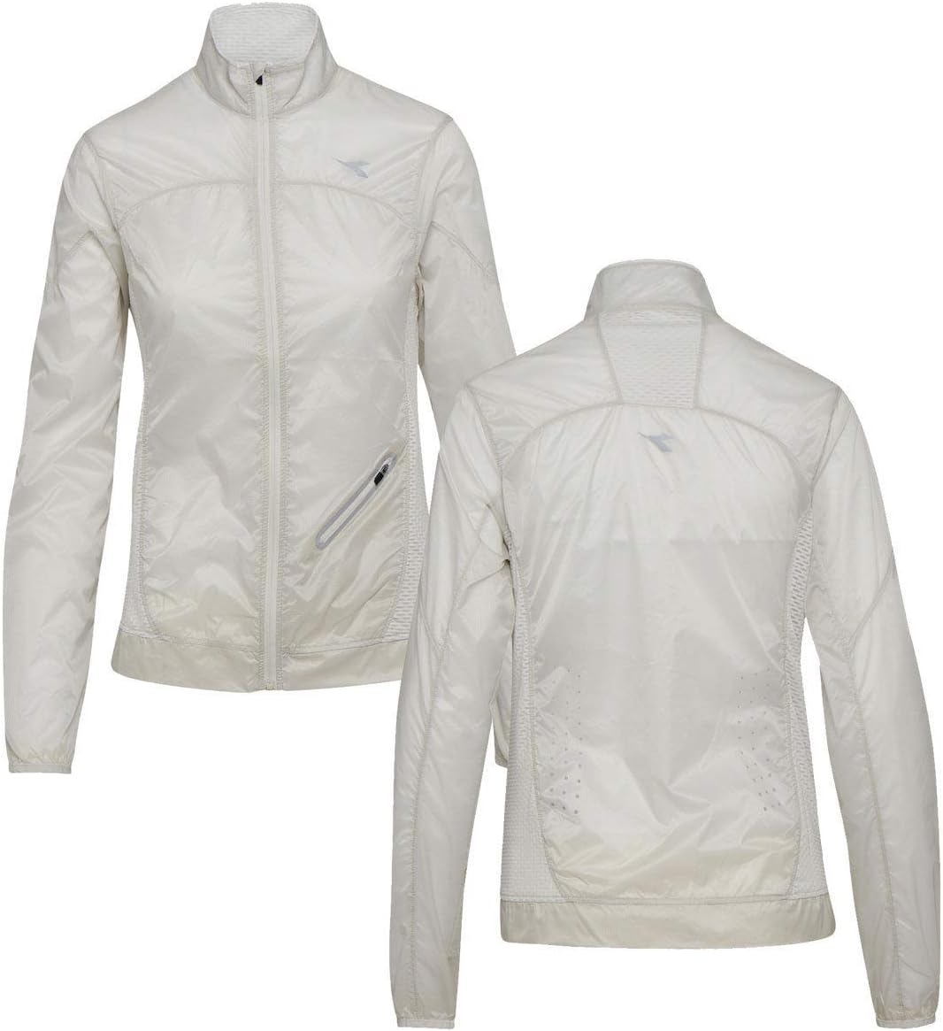Diadora Damen 102173182 L. Wind Jacke XS Grigio Cemento, XS Grigio Cemento