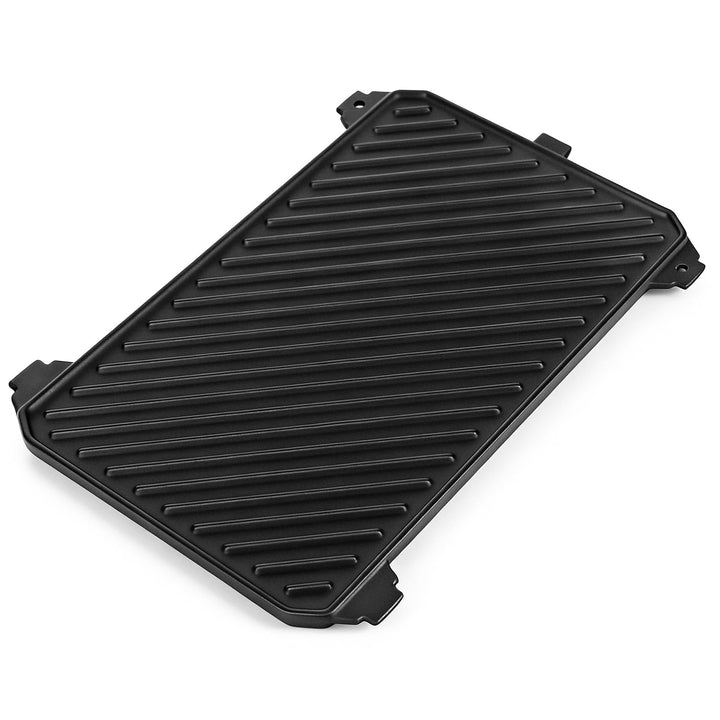GFTIME Gusseisen Grillplatte passend für SKOTTI Grill, Plancha & Griddle 2-in-1, beidseitig verwendb