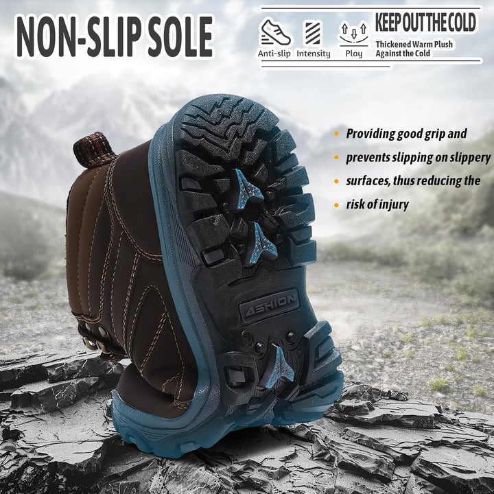 Littleplum Wanderschuhe Herren Trekkingschuhe Leicht Outdoorschuhe Wanderstiefel Herren Stiefel Wint