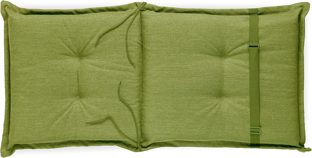sunnypillow Stuhlauflagen Niedriglehner 100 x 50 (2er Set) - Gartenstuhlauflage Extra Dicke 9 cm - A