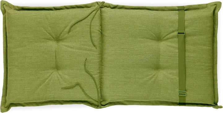 sunnypillow Stuhlauflagen Niedriglehner 100 x 50 (2er Set) - Gartenstuhlauflage Extra Dicke 9 cm - A