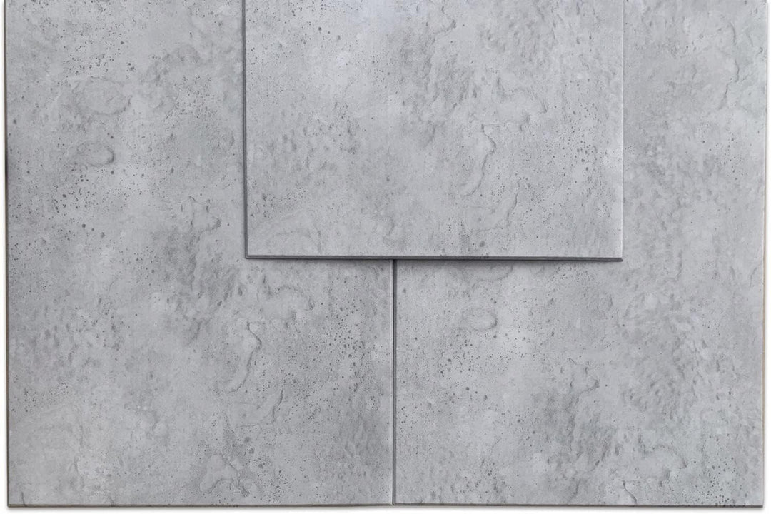 8 Stück (4m2) Wanddeko Platte Beton Imitation Wandpaneele BETONLOOK IMITATION Polystyrol XPS 100x50c