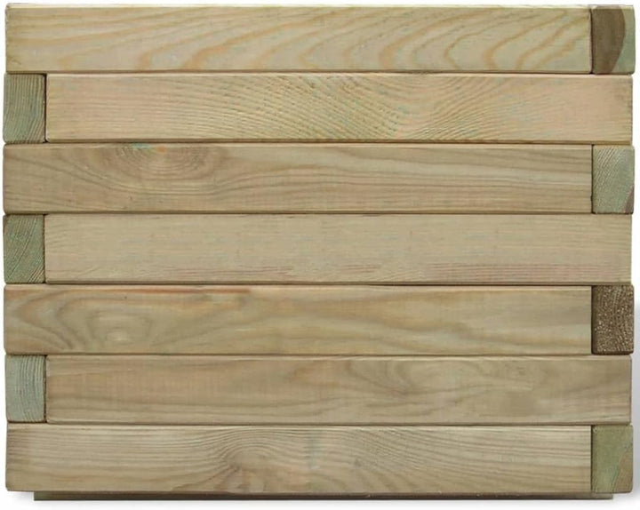 WIFESE Hochbeet 50x50x40 cm Holz Quadratisch Hochbeete für Garten Pflanzenbett Kräuterbett Gemüsebet