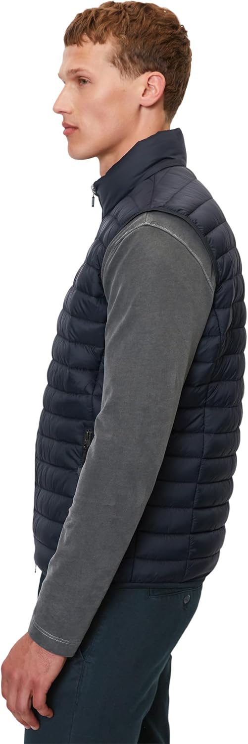 Marc OߴPolo Herren Steppweste Übergangsjacke wasserabweisend, Blau(I)