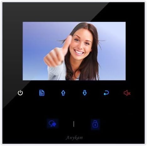 Video Türsprechanlage für 2-Familienhaus, mit Bester 2-Draht-Technologie, 2-Megapixel Fischaugenkame