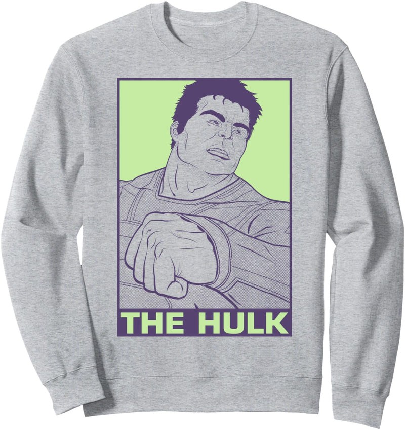 Marvel Avengers: Endgame Hulk Pop Art Portrait Sweatshirt