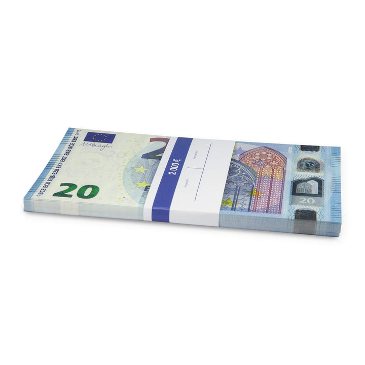 Litfax GmbH 20€ Euroschein/Euro-Geldscheine ca. 175 x 91 mm/banderoliert, je Pack. 75 Stück (10 PG)
