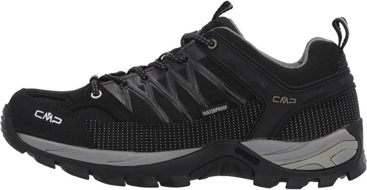 CMP Herren Rigel Low Shoe Wp Trekking-& Wanderhalbschuhe 47 EU Nero Grey, 47 EU Nero Grey