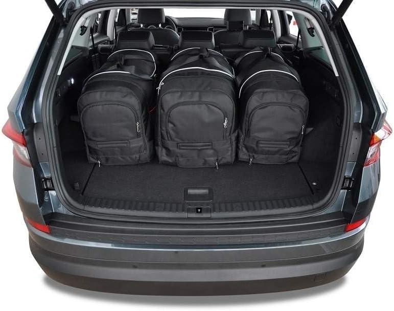 KJUST Dedizierte Kofferraumtaschen 5 stk kompatibel mit SKODA KODIAQ I 2017+