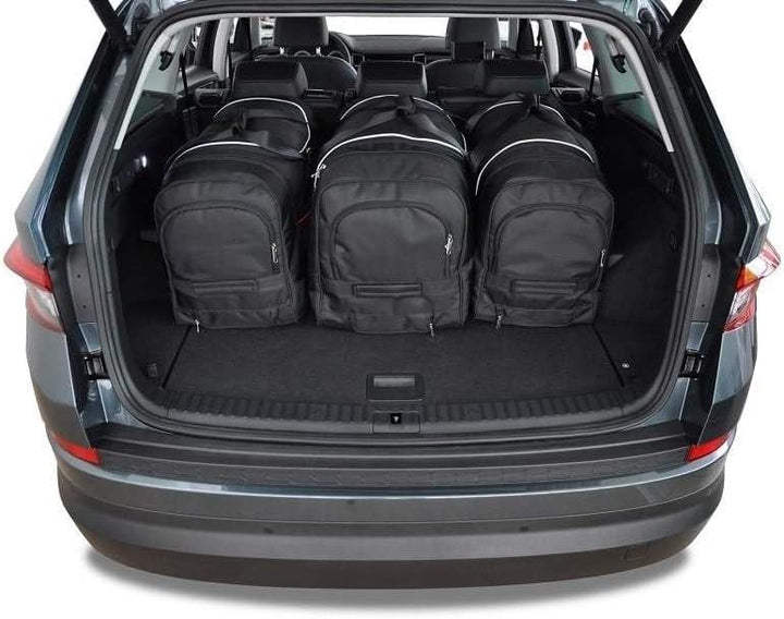 KJUST Dedizierte Kofferraumtaschen 5 stk kompatibel mit SKODA KODIAQ I 2017+