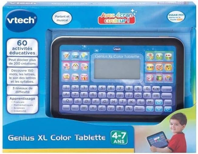 VTech 155205 Genius XL Color Tablet, schwarz/weiss