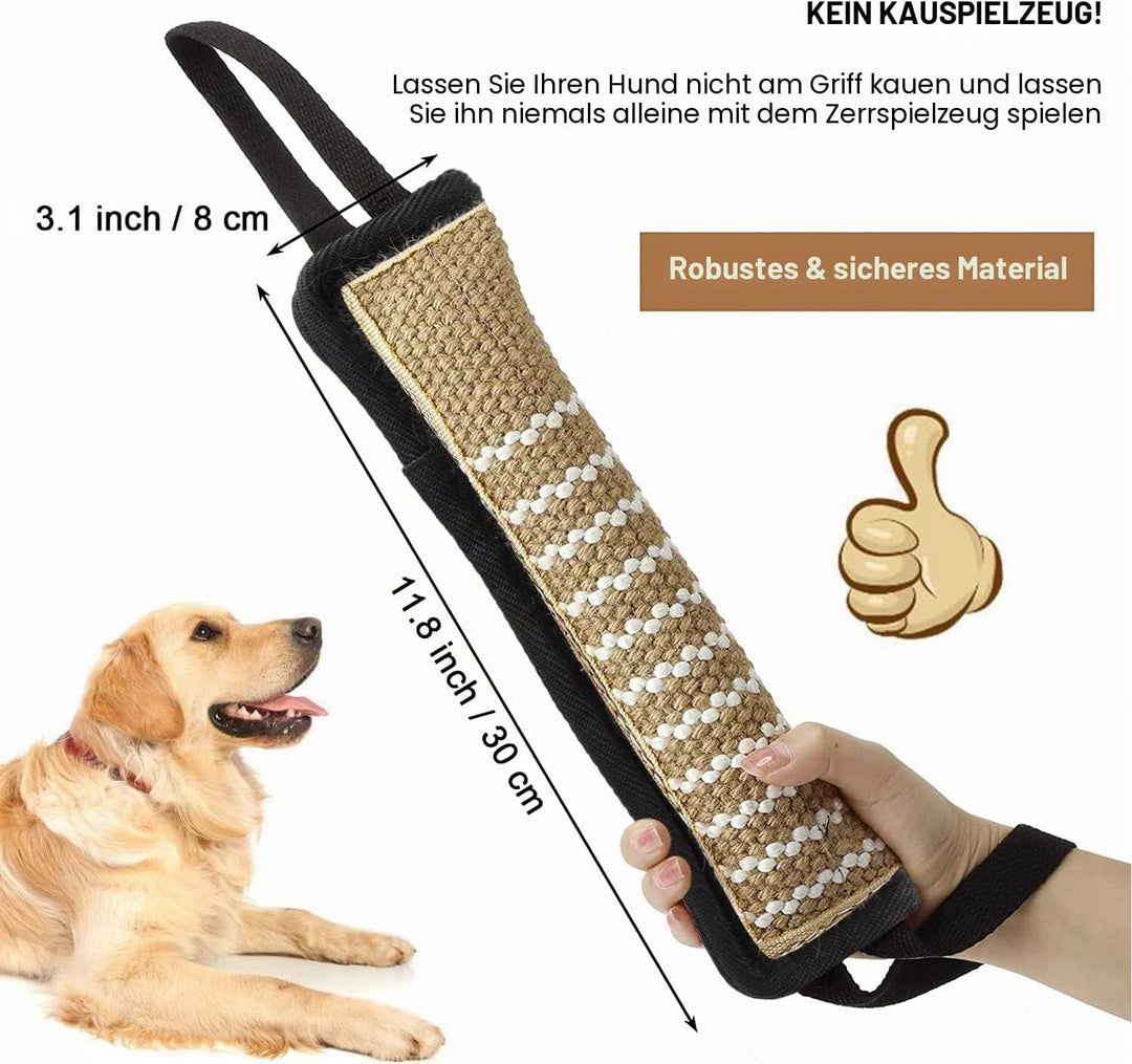 Beisswurst,Beisswurst für Hunde,30 cm,Sehr Robustes Hundespielzeug zum K9 Training,Tauziehen und Zer