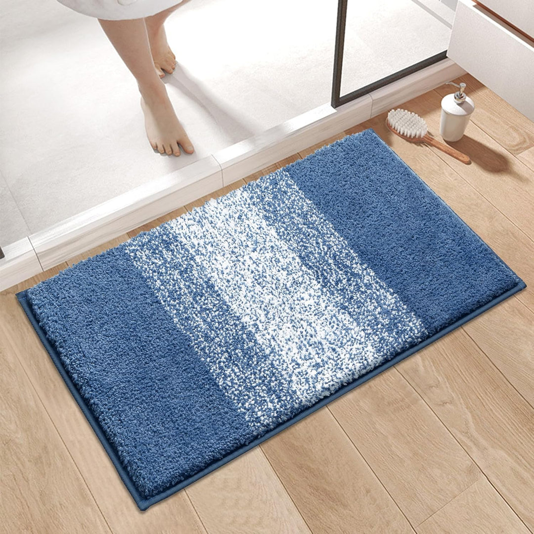 Weich Gross Badematten 80 x 120 cm, Badezimmerteppich Badteppich rutschfeste Wasserabsorbierend Badv