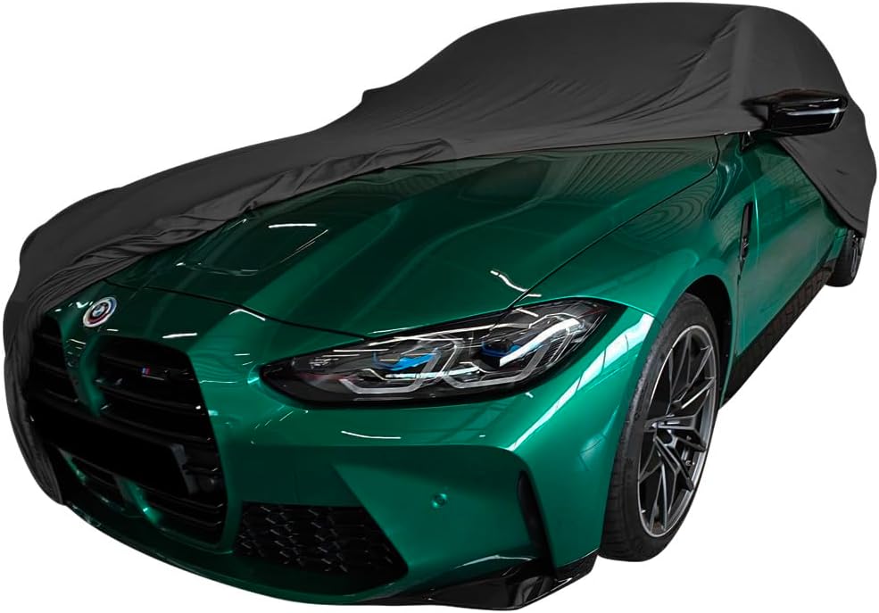 Indoor Autoabdeckung kompatibel mit BMW M3 (G80) SUPER Soft Stretch