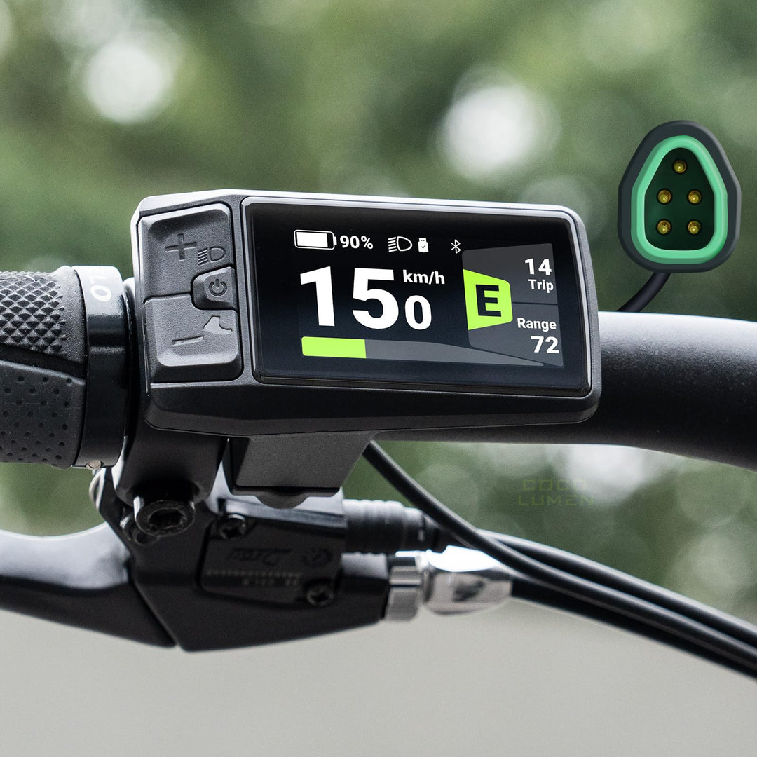C080 Display für BAFANG Mittelmotoren M400, M500 mit USB-C Ladeanschluss, Elektro Fahrrad Mid Motore