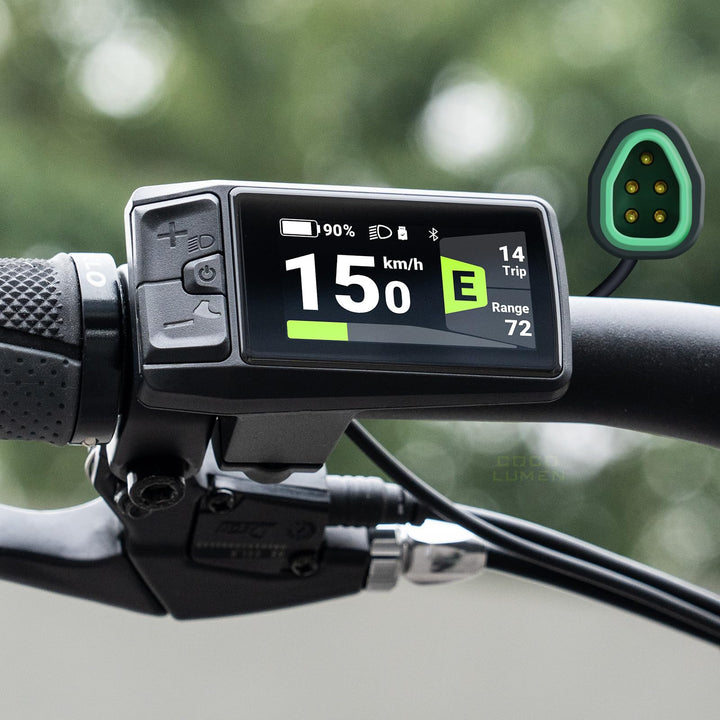 C080 Display für BAFANG Mittelmotoren M400, M500 mit USB-C Ladeanschluss, Elektro Fahrrad Mid Motore