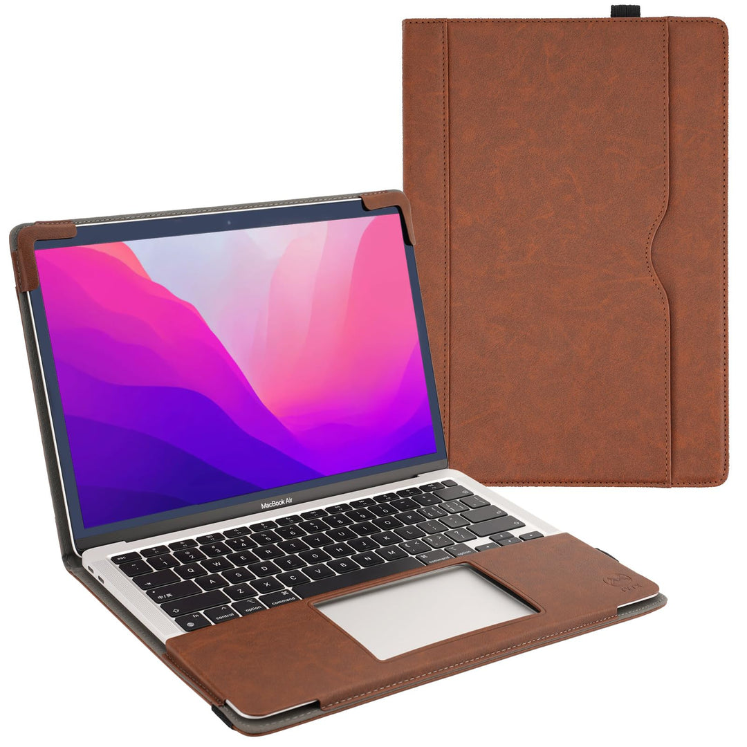 TYTX Lederhülle Kompatibel mit MacBook Pro 13 Zoll M2/M1 (2022-2016) A2338/A1989/A1706/A1708/A2159/A