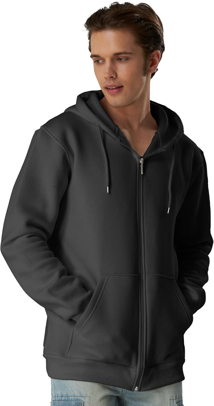 Smith & Solo Herren Kapuzenpullover – Sweatshirt Pullover Rundhals – Langarm – Slim – Fit – Training