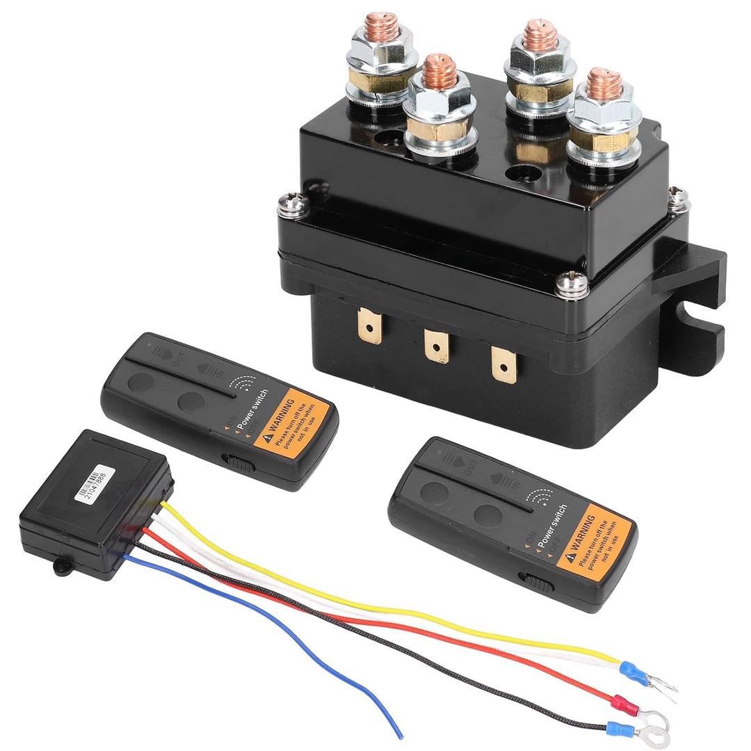 Yctze Elektrische Windensteuerung Windenrelais DC500A 12V Kabelloses Winden-Fernbedienungs-Kit Winde
