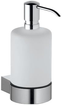 Keuco 14953019000 Plan Lotionsspender mit Pumpe verchromt Wandmodell Echtkristallglas mattiert